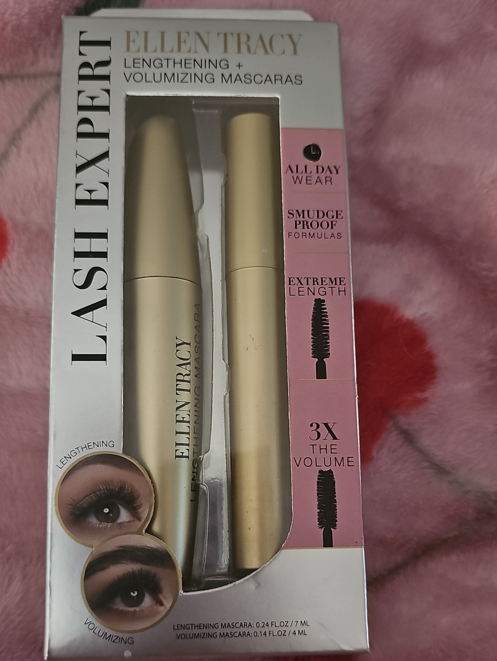 Ellen Tracy Gold Lengthening + Volumizing Mascara Set